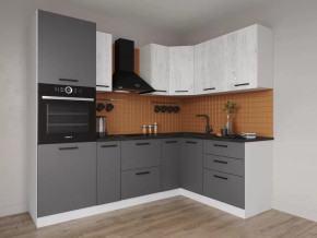 Кухонный гарнитур угловой Санторини-2400х1600 МДФ столешница 26 мм в Челябинске - chelyabinsk.mebel-tymen.ru | фото