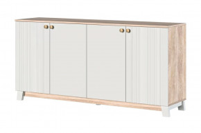 Ланзетти Тумба 4 двери Дуб Торонто/Жемчуг в Челябинске - chelyabinsk.mebel-tymen.ru | фото