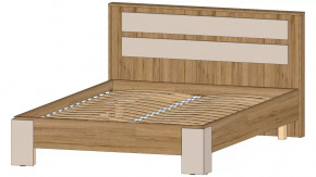 Ленора Кровать 1400 Дуб вотан/Кашемир в Челябинске - chelyabinsk.mebel-tymen.ru | фото