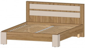 Ленора Кровать 1600 Дуб вотан/Кашемир в Челябинске - chelyabinsk.mebel-tymen.ru | фото