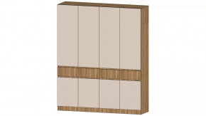 Ленора Шкаф 4х ств. Дуб вотан/Кашемир в Челябинске - chelyabinsk.mebel-tymen.ru | фото