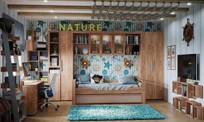Модульная детская Nature в Челябинске - chelyabinsk.mebel-tymen.ru | фото