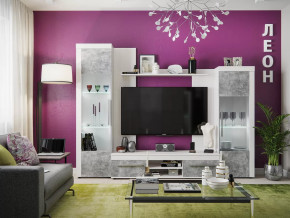Модульная гостиная Леон в Челябинске - chelyabinsk.mebel-tymen.ru | фото
