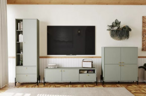 Модульная гостиная Нуар в Челябинске - chelyabinsk.mebel-tymen.ru | фото