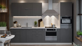 Модульная кухня «Габриэлла» Белый/Титан в Челябинске - chelyabinsk.mebel-tymen.ru | фото