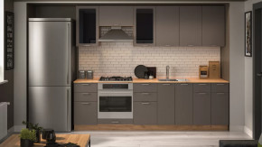 Модульная кухня «Габриэлла» Дуб крафт золотой/Муссон в Челябинске - chelyabinsk.mebel-tymen.ru | фото