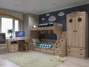 Модульная подростковая Мираж-1 Дуб баррик в Челябинске - chelyabinsk.mebel-tymen.ru | фото