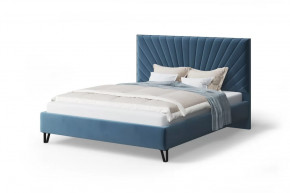 Мягкая кровать Сильвия, 1200*2000 мм, синий в Челябинске - chelyabinsk.mebel-tymen.ru | фото