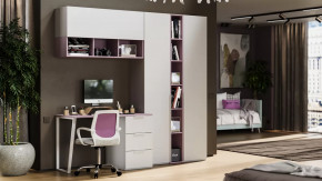 Набор детской мебели «Порто» №9 Белый жемчуг, Виола, Белый софт в Челябинске - chelyabinsk.mebel-tymen.ru | фото