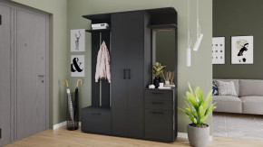 Набор мебели для прихожей «Витра» Тип 2 Антрацит в Челябинске - chelyabinsk.mebel-tymen.ru | фото