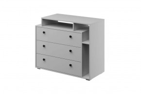 Оскар Комод 3 ящика Белый снег в Челябинске - chelyabinsk.mebel-tymen.ru | фото