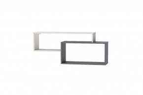 Полка Клео Пл-1, 1150 мм, графит, миндаль Диал в Челябинске - chelyabinsk.mebel-tymen.ru | фото