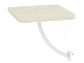 Полка прикроватная квадратная Милсон белая в Челябинске - chelyabinsk.mebel-tymen.ru | фото