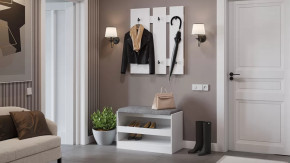 Прихожая «Агата» №1 Белый в Челябинске - chelyabinsk.mebel-tymen.ru | фото