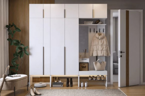 Прихожая Баско К10 белое дерево в Челябинске - chelyabinsk.mebel-tymen.ru | фото