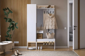 Прихожая Баско К3 белое дерево в Челябинске - chelyabinsk.mebel-tymen.ru | фото