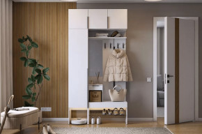 Прихожая Баско К4 белое дерево в Челябинске - chelyabinsk.mebel-tymen.ru | фото