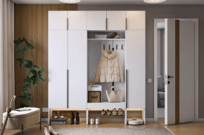 Прихожая Баско К7 белое дерево в Челябинске - chelyabinsk.mebel-tymen.ru | фото