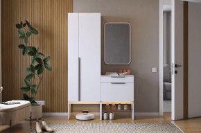 Прихожая Баско К8 белое дерево в Челябинске - chelyabinsk.mebel-tymen.ru | фото