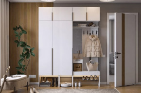 Прихожая Баско К9 белое дерево в Челябинске - chelyabinsk.mebel-tymen.ru | фото