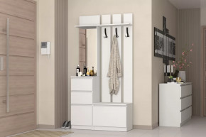 Прихожая Хилтон Белый в Челябинске - chelyabinsk.mebel-tymen.ru | фото