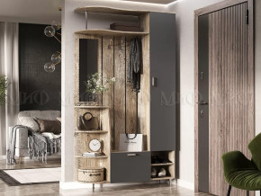 Прихожая Лика №2 1,2 м Дуб юкон, Графит в Челябинске - chelyabinsk.mebel-tymen.ru | фото