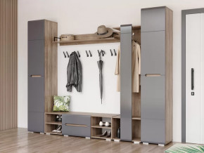 Прихожая Наоми графит нубук в Челябинске - chelyabinsk.mebel-tymen.ru | фото