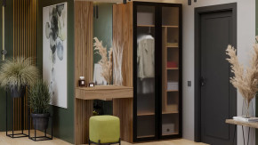 Прихожая «Порто» № 6 Яблоня Беллуно, Графит софт в Челябинске - chelyabinsk.mebel-tymen.ru | фото