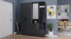 Прихожая «Витра» №4 Антрацит в Челябинске - chelyabinsk.mebel-tymen.ru | фото