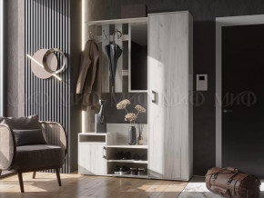 Прихожая Визит Дуб Крафт Белый в Челябинске - chelyabinsk.mebel-tymen.ru | фото
