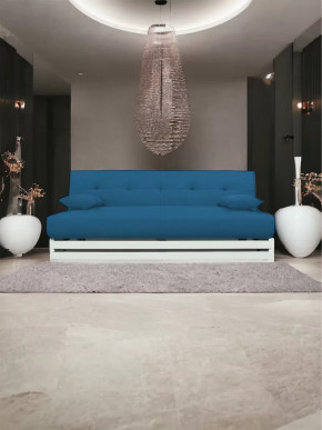 Прямой диван манго 1 Савана Деним/Планки белые в Челябинске - chelyabinsk.mebel-tymen.ru | фото