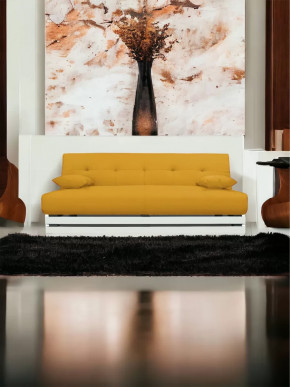 Прямой диван манго 1 Савана Елоу/Планки белые в Челябинске - chelyabinsk.mebel-tymen.ru | фото