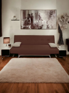 Прямой диван манго 2 Нео Шоколад/Подушки Нео Латте в Челябинске - chelyabinsk.mebel-tymen.ru | фото