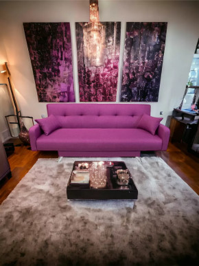 Прямой диван с подлокотниками манго 3 Савана Берри в Челябинске - chelyabinsk.mebel-tymen.ru | фото