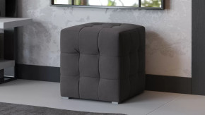 Пуф Тип 1 Велюр Графит в Челябинске - chelyabinsk.mebel-tymen.ru | фото