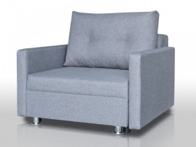 Кресло-кровать Реал 80 с подлокотниками грей в Челябинске - chelyabinsk.mebel-tymen.ru | фото