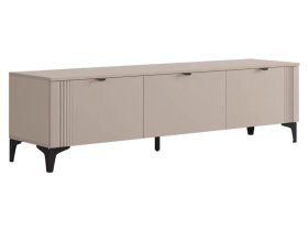 Тумба 2 Рич кашемир/фрапучино матовый/черный в Челябинске - chelyabinsk.mebel-tymen.ru | фото