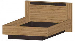 Серия Бостон Кровать 1400 дуб вотан/венге в Челябинске - chelyabinsk.mebel-tymen.ru | фото