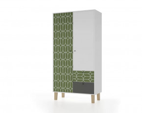 Шкаф 2-х створчатый "Story" (Овалы) в Челябинске - chelyabinsk.mebel-tymen.ru | фото