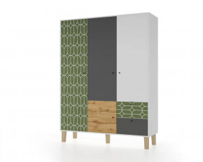 Шкаф 3-х створчатый "Story" (Овалы) в Челябинске - chelyabinsk.mebel-tymen.ru | фото