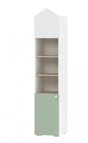 Шкаф для книг Банни НМ 041.44 Меренга/Макарун в Челябинске - chelyabinsk.mebel-tymen.ru | фото