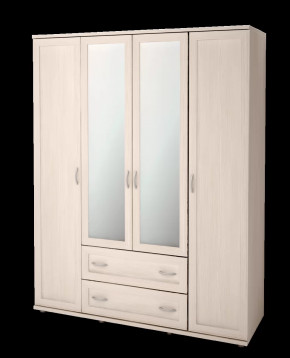 Шкаф для одежды 4-х дверный «Ника-Люкс» №19 в Челябинске - chelyabinsk.mebel-tymen.ru | фото