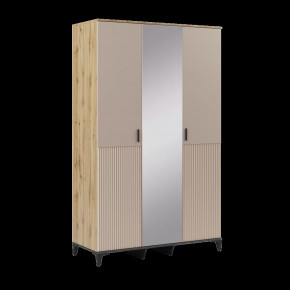 Шкаф для одежды и белья с зеркалом Дюна №1 в Челябинске - chelyabinsk.mebel-tymen.ru | фото