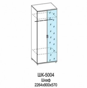 Шкаф для одежды и белья ШК-5004 Грейс в Челябинске - chelyabinsk.mebel-tymen.ru | фото