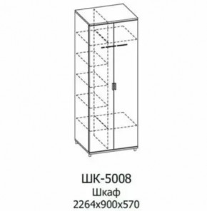 Шкаф для одежды и белья ШК-5008 Грейс в Челябинске - chelyabinsk.mebel-tymen.ru | фото