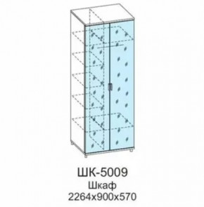 Шкаф для одежды и белья ШК-5009 Грейс в Челябинске - chelyabinsk.mebel-tymen.ru | фото