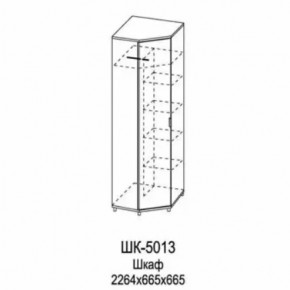 Шкаф для одежды и белья ШК-5013 Грейс в Челябинске - chelyabinsk.mebel-tymen.ru | фото