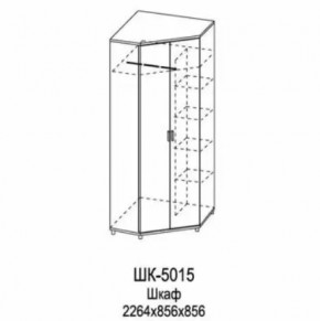 Шкаф для одежды и белья ШК-5015 Грейс в Челябинске - chelyabinsk.mebel-tymen.ru | фото