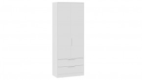 Шкаф для одежды «Марли» Белый в Челябинске - chelyabinsk.mebel-tymen.ru | фото