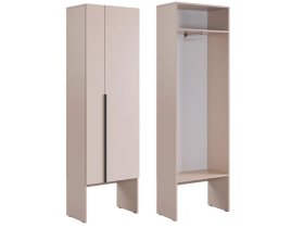 Шкаф двухдверный L600 Баско кашемир в Челябинске - chelyabinsk.mebel-tymen.ru | фото